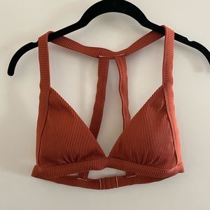Urban Outfitters Ribbed Rust Colored Bralette SZ M